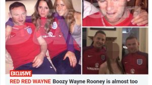 Wayne Rooney ubriaco in hotel