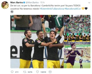 La dedica di Bartra