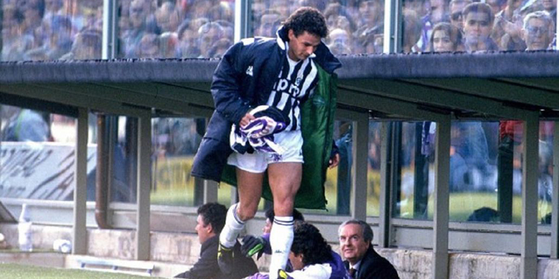 baggio-juventus-fiorentina-sciarpa