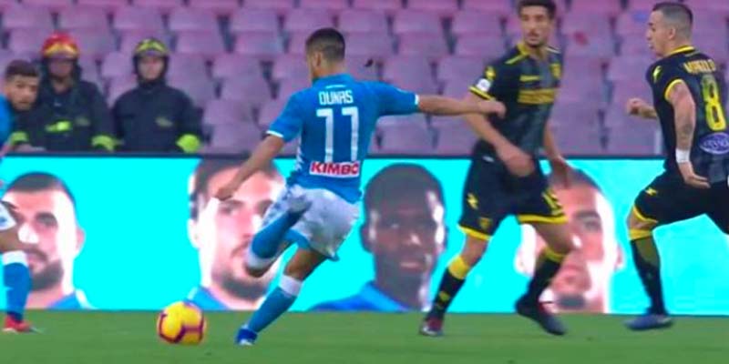 ounas gol frosinone napoli