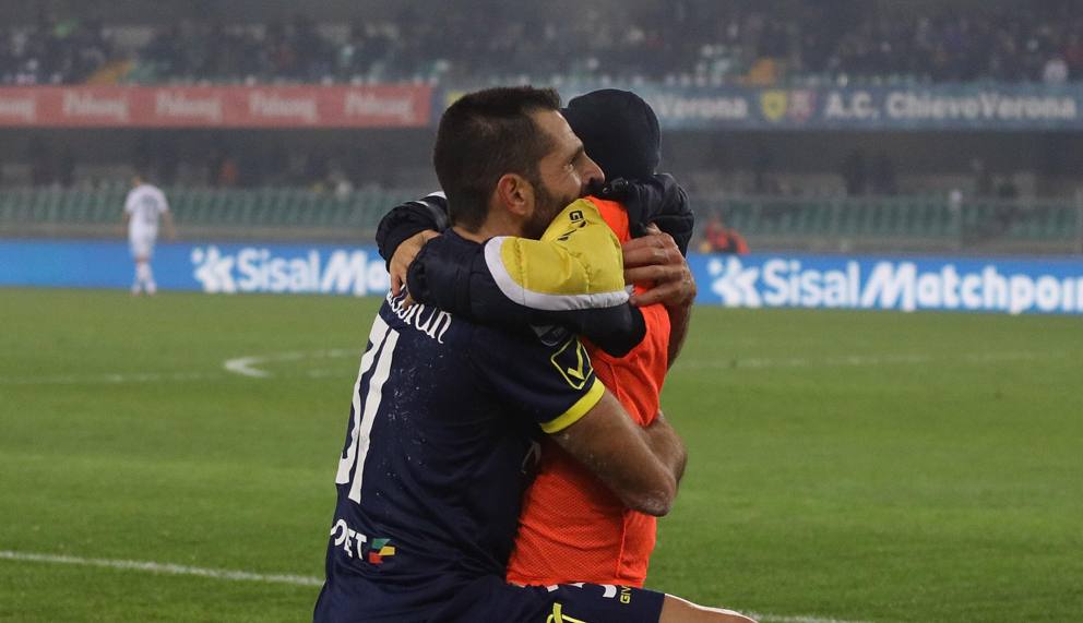 sergio pellissier figlio abbraccio