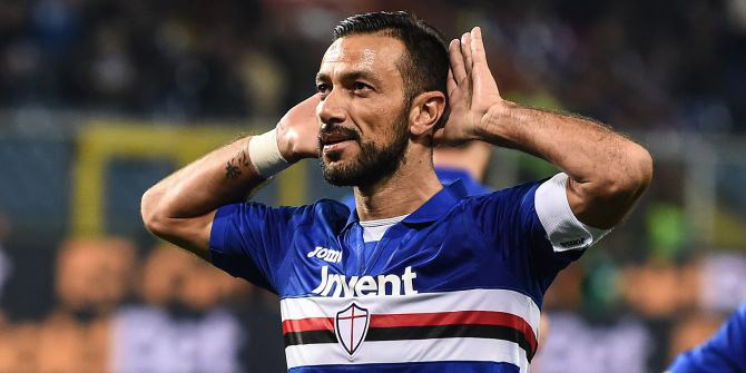 FABIO quagliarella samp sassuolo