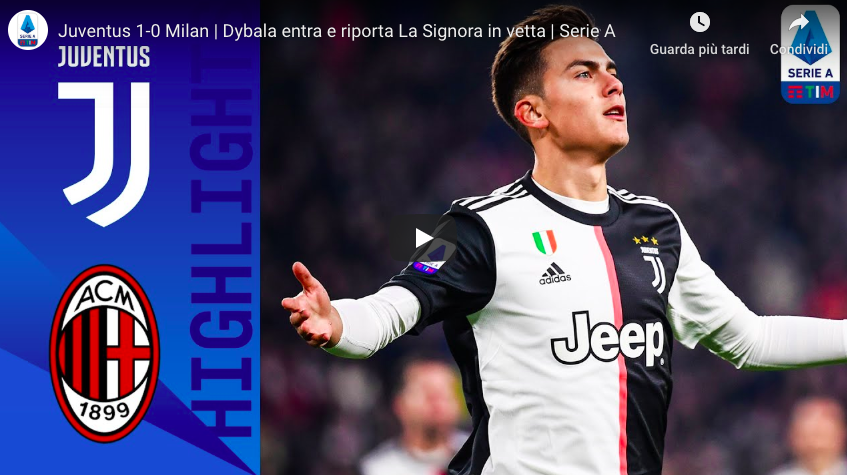 highlights serie a