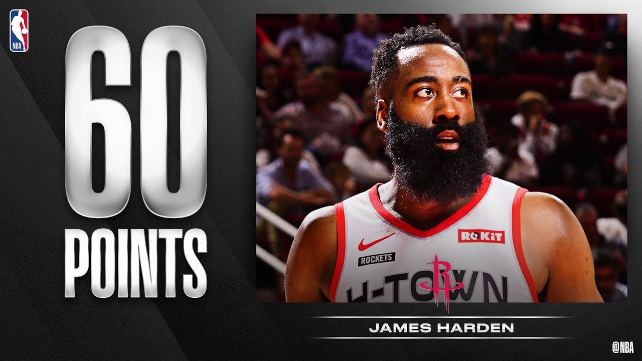 JAMES HARDEN NBA 60 PUNTI