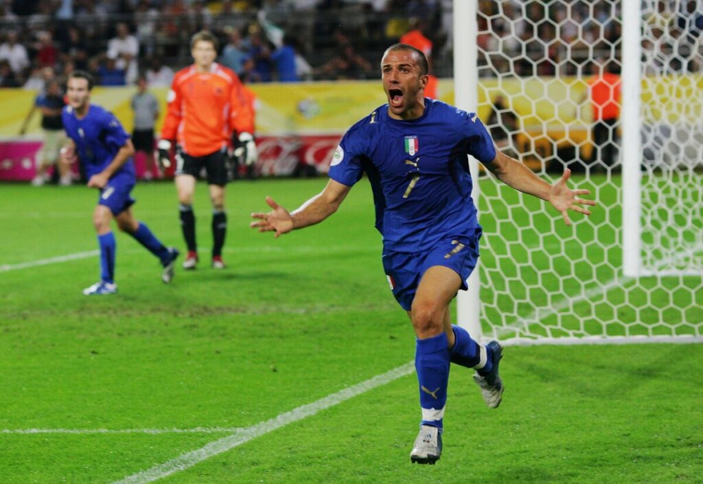 Alessandro Del Piero segna con la nazionale nel 2006