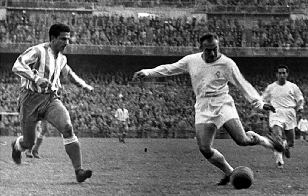 Alfredo Di Stefano in campo