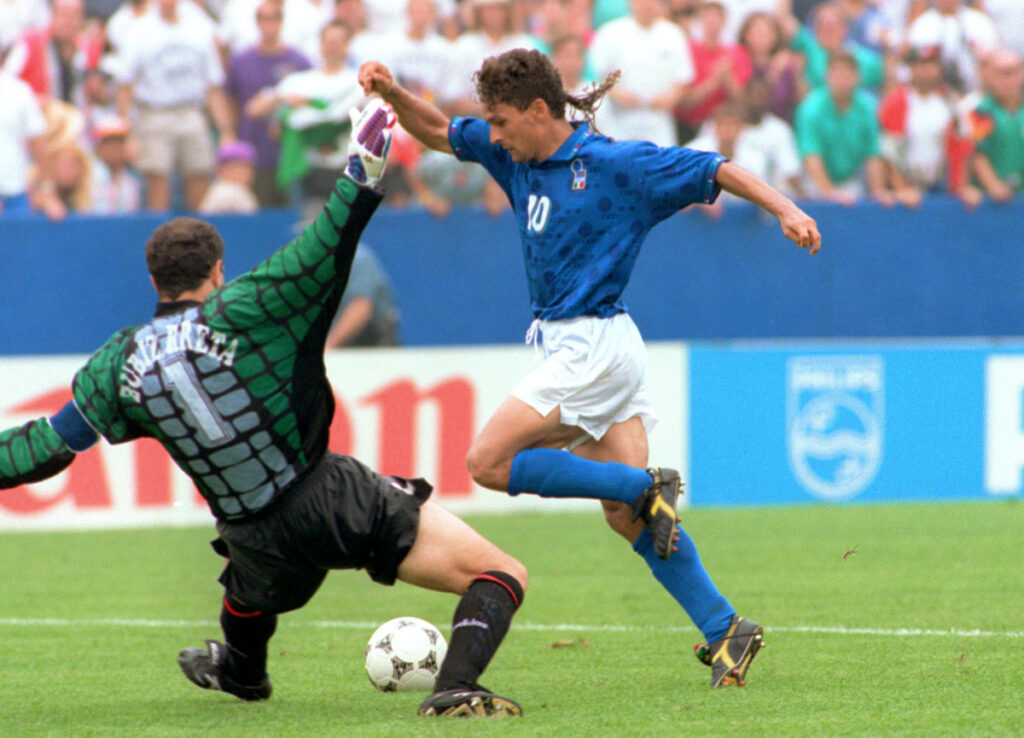 Baggio in Nazionale nel 1994