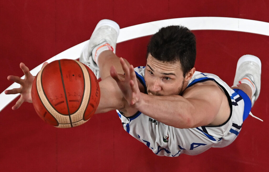 Danilo Gallinari con la maglia della nazionale