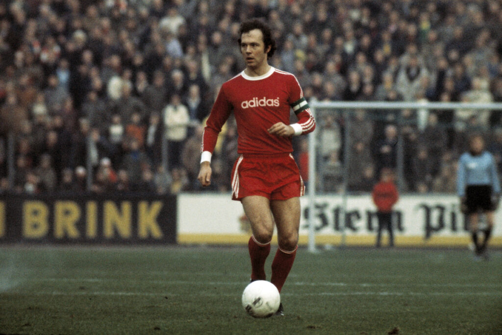 Franz Beckenbauer nel 1977