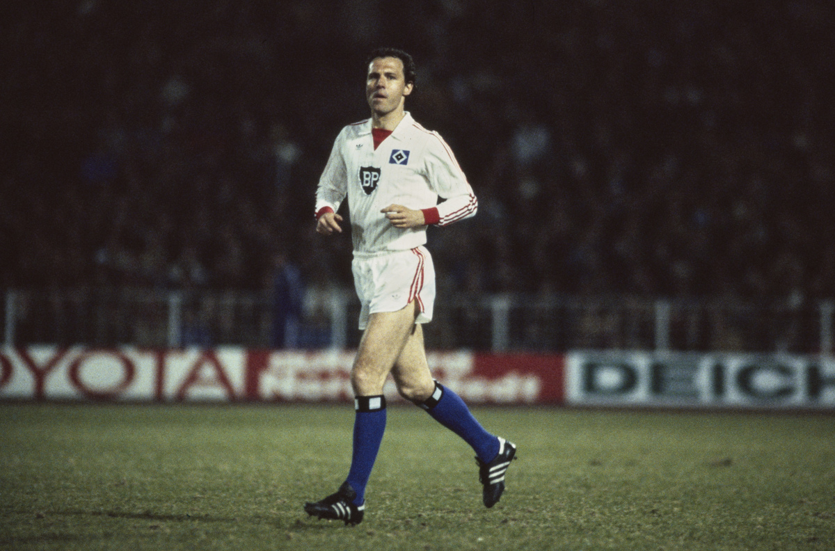 Franz Beckenbauer in campo