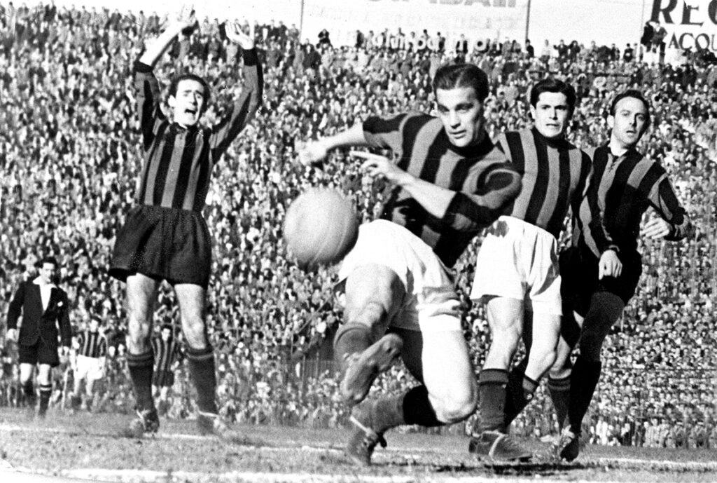 Gunnar Nordahl in Inter Milan del 1951