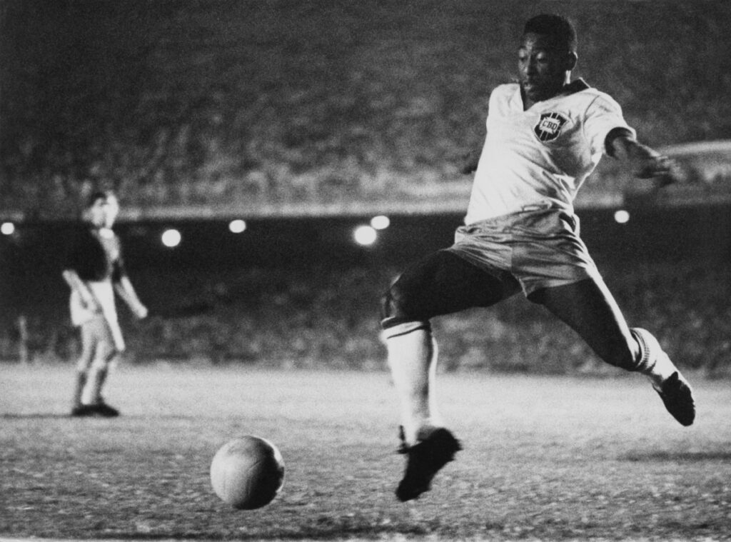 Pele con la maglia del Brasile 1958