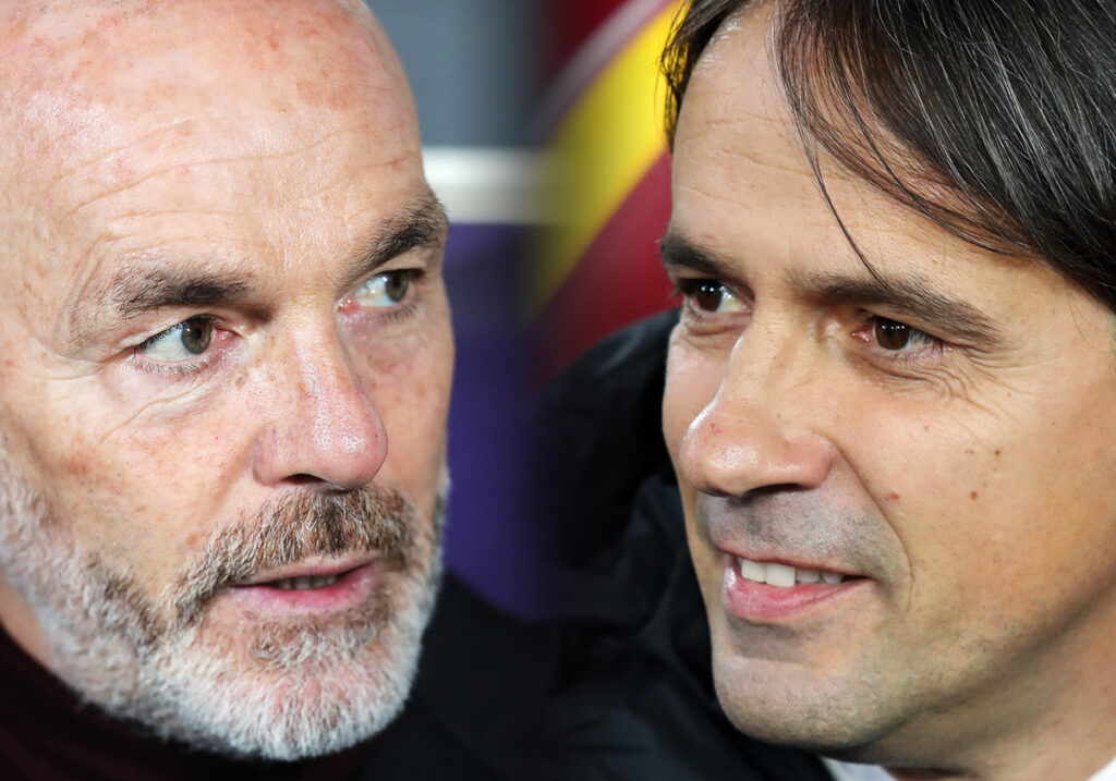 Stefano Pioli e Simone Inzaghi