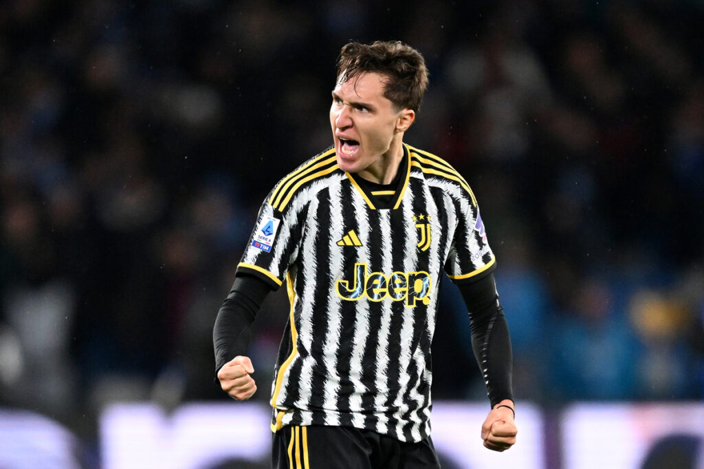 Federico Chiesa con la maglia della Juventus