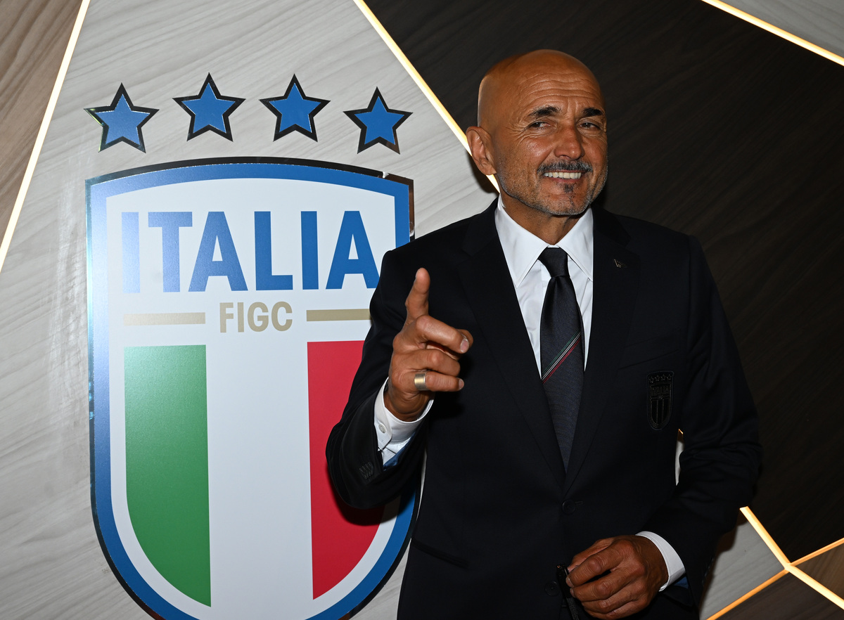 Luciano Spalletti in conferenza