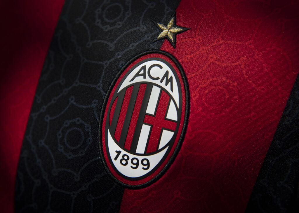 Il logo attuale del Milan