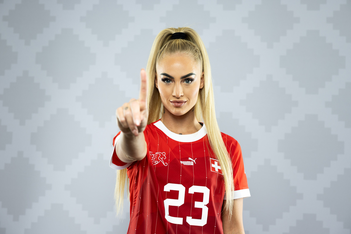 Alisha Lehmann con il numero 23