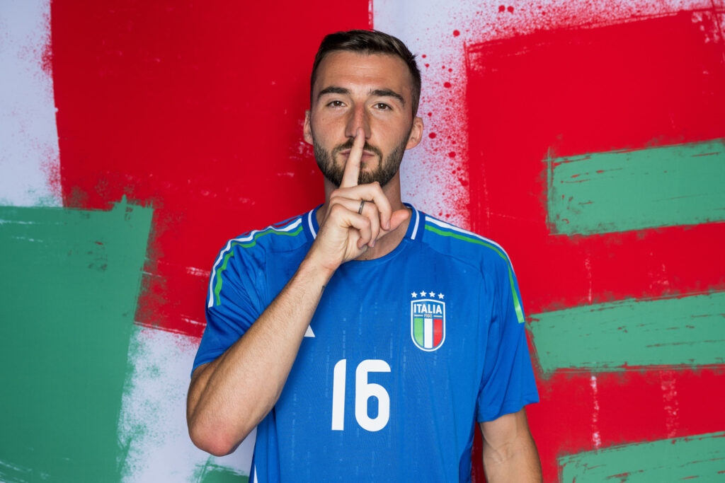 Bryan Cristante con la maglia della Nazionale