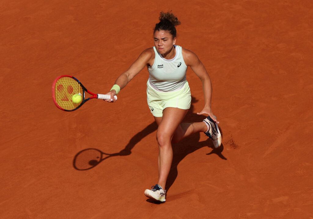 Jasmine Paolini in campo