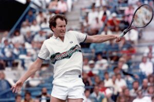 John McEnroe in campo