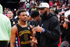 Bronny James e LeBron James