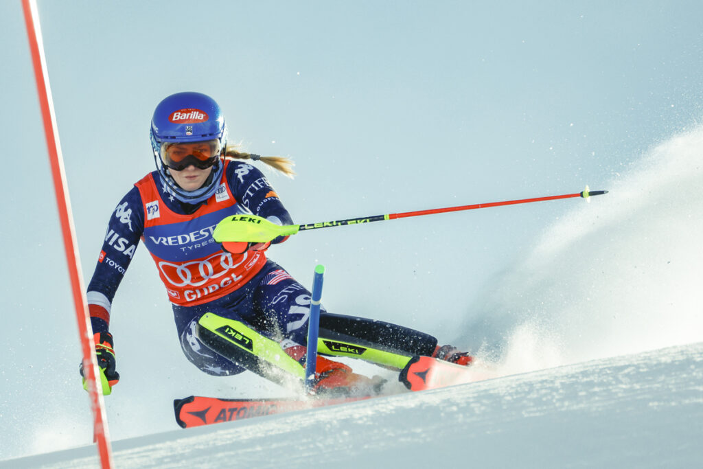 Mikaela Shiffrin in pista