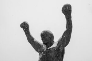 statua dedicata a Rocky Balboa