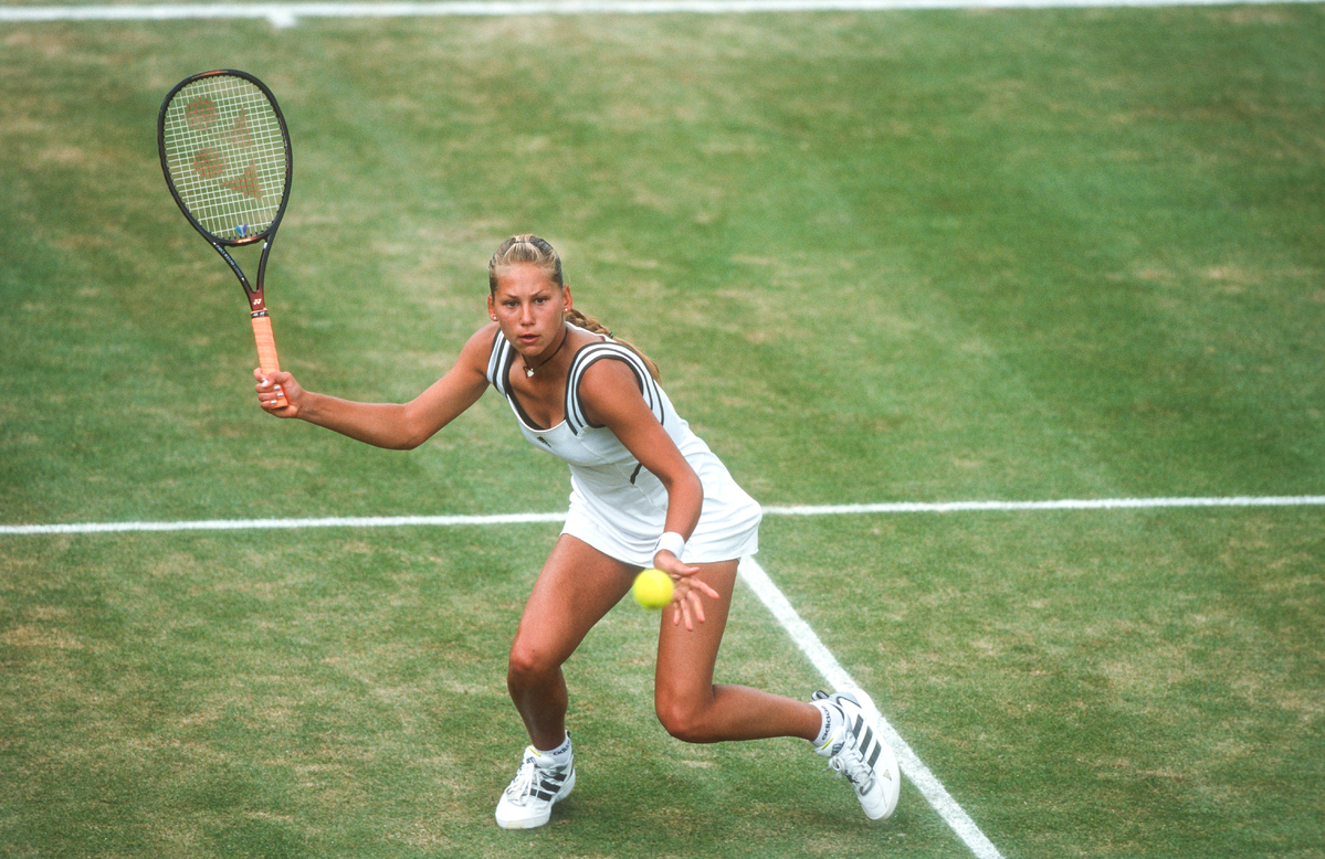 Anna Kournikova in campo